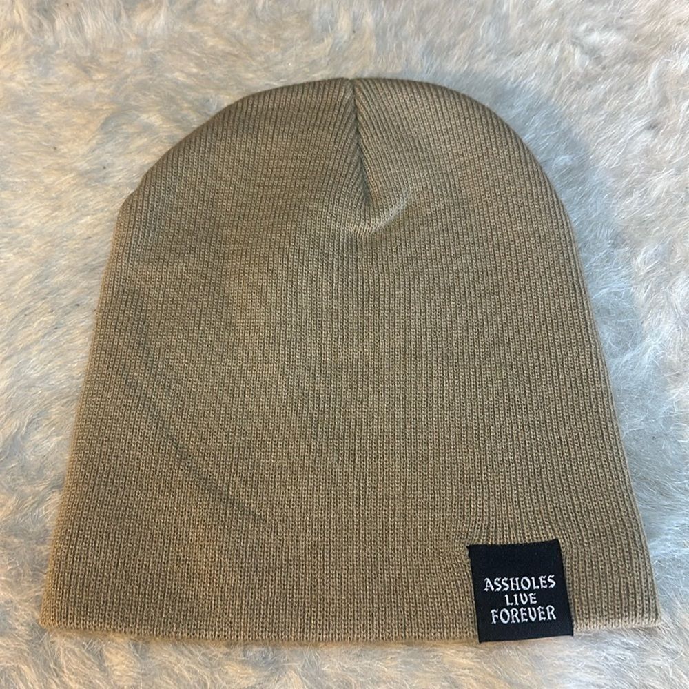 Assholes live forever beanie OS (3150) NEW